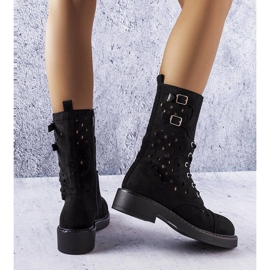 Legault crne otvorene čizme crno 1