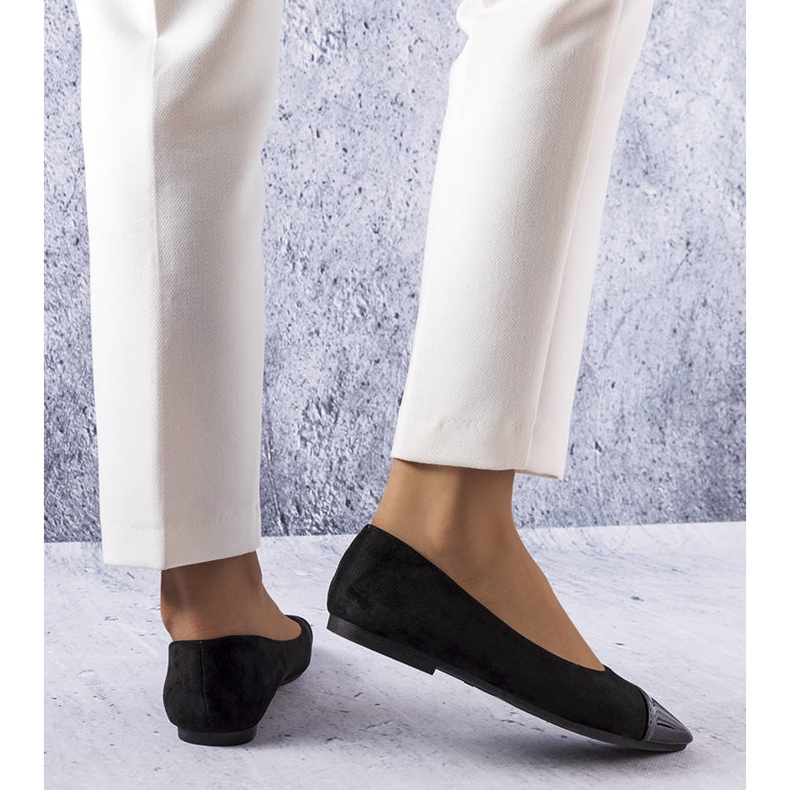 Crne lakirane balerinke iz Thibaulta crna 1