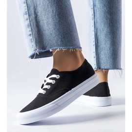 Crne tekstilne tenisice iz Fantine crno 1