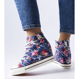 BM Mornarsko plave tenisice na wedge iz Fouqueta plava 2