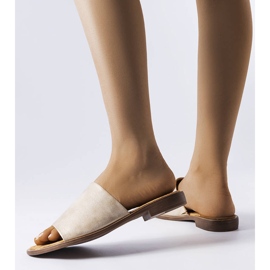 Mainville zlatni metalik tobogani bež 1