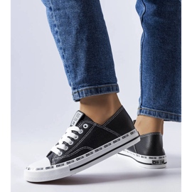 Crne ažur tenisice Big Star FF274023 crno 1