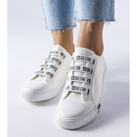 Big Star HH274094 bijele slip-on tenisice bijela 1