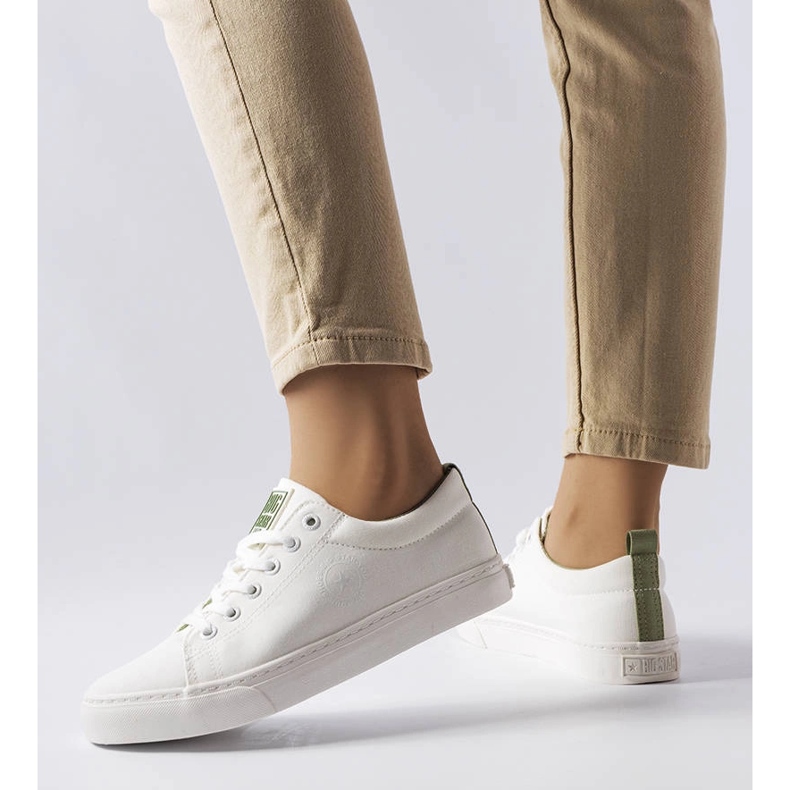 Big Star LL274248 tenisice od bijele tkanine bijela 1