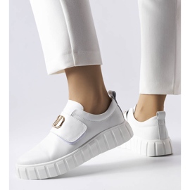 Vinceza bijele tenisice na čičak bijela 1