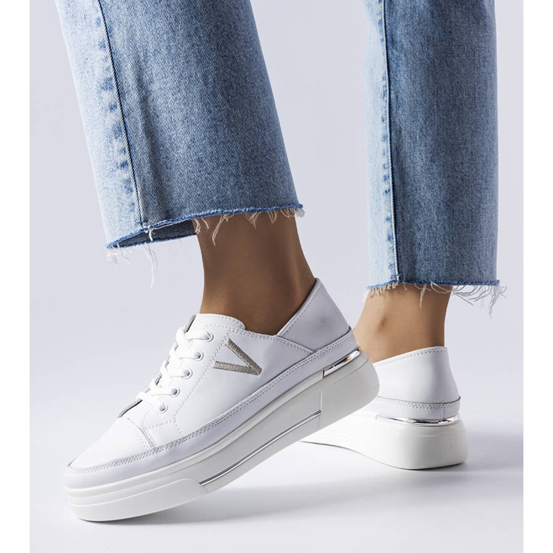 Vinceza Vincez bijele svijetle tenisice bijela 2