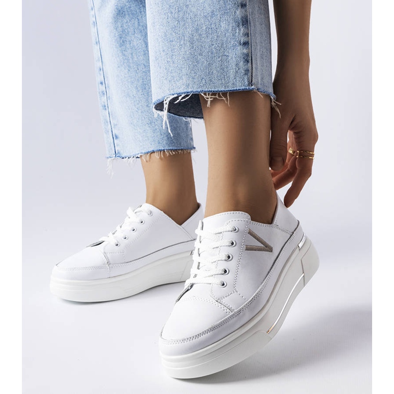 Vinceza Vincez bijele svijetle tenisice bijela 1