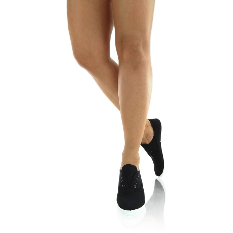 Platnene oxford tenisice BS504 crne crna 1