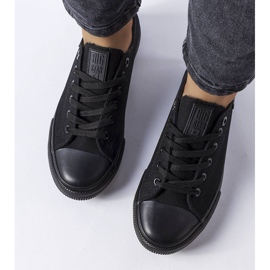 Big Star KK274009 crne tenisice od tkanine crno 1