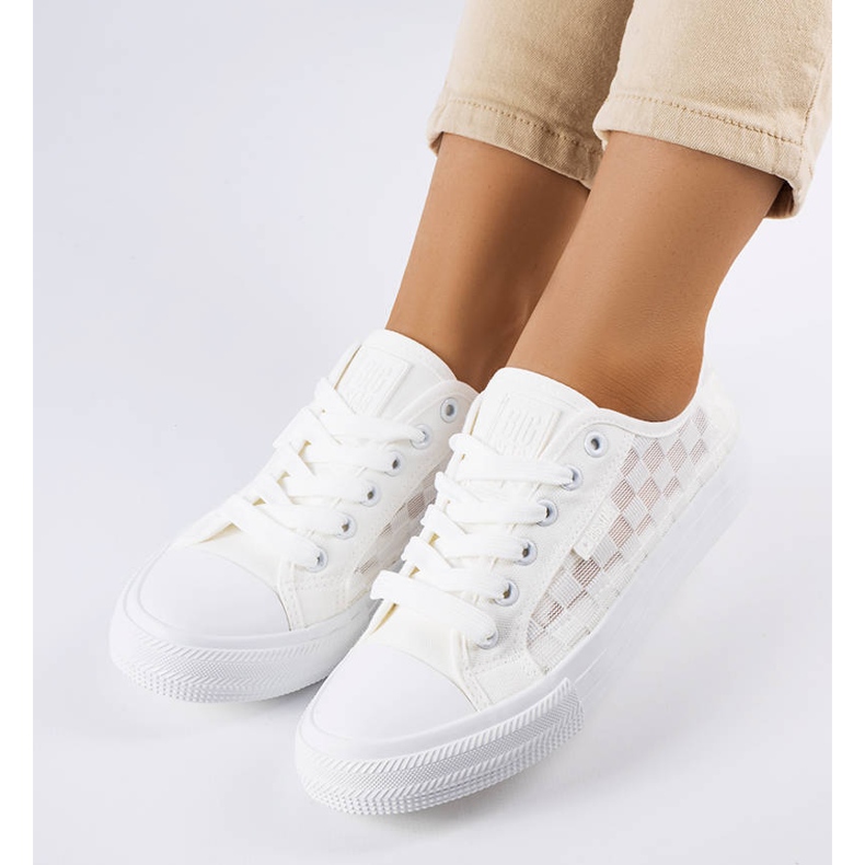 Big Star LL274071 bijele mrežaste tenisice bijela 1