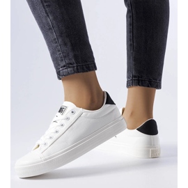 Tenisice od bijele tkanine Big Star LL274091 bijela 1