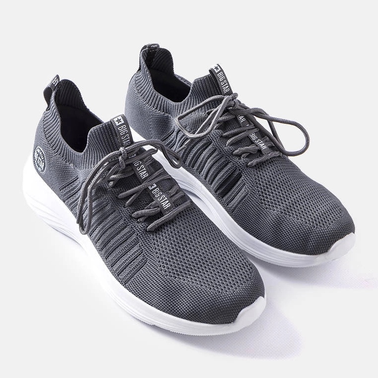 Sive muške Big Star tenisice JJ174290 siva 1