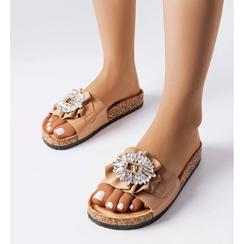 Smeđe mule s plutenim potplatima iz Roya smeđa 1