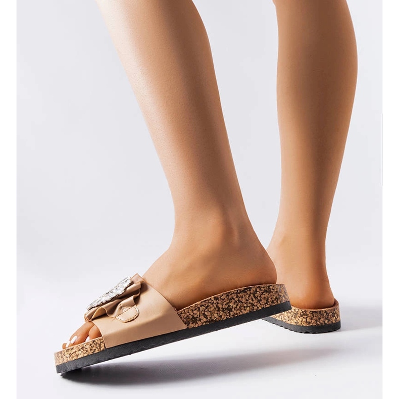 Smeđe mule s plutenim potplatima iz Roya smeđa 2