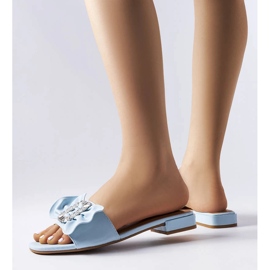 Plave elegantne sandale sa kamenčićima iz Fifi plava 1