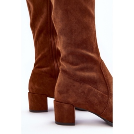 Sergio Leone Klasične Harpen smeđe čizme od brušene kože smeđa 2