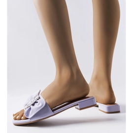 Ljubičaste elegantne papuče sa kamenčićima iz Fifi ljubičasta 1