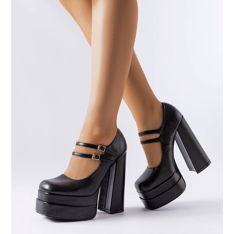 Crne cipele s visokom petom od Chouinard crna 1