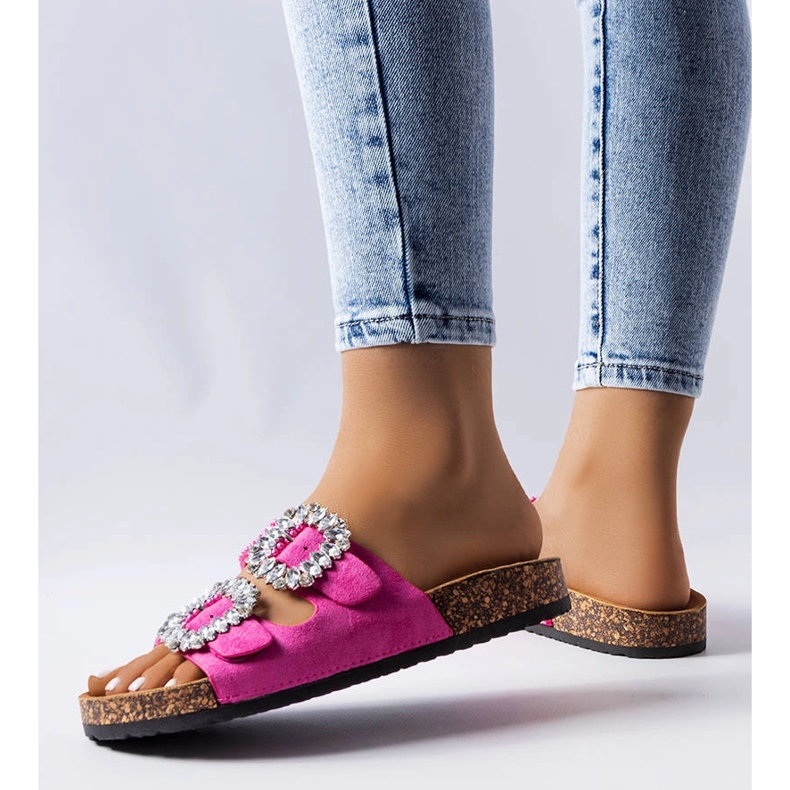 Ružičaste tobogane ukrašene Racine kamenčićima ružičasta 1