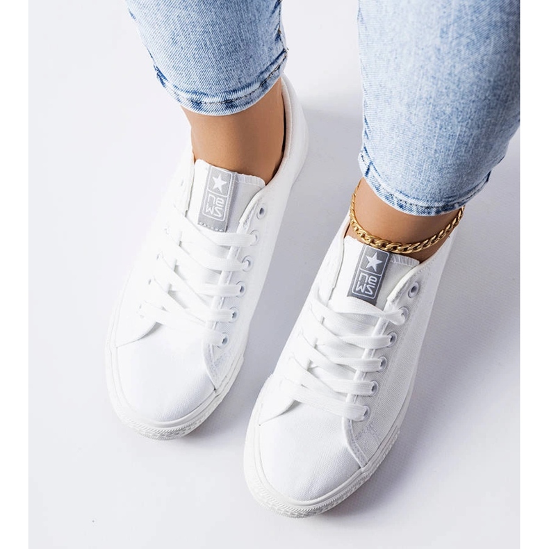 Evento Ancelote bijele klasične tenisice bijela 1