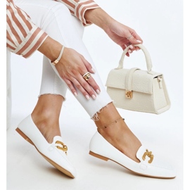 Rousseau bijele natikače s kopčom bijela 1