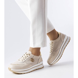 Bež ažur kožne cipele iz Talbota 2