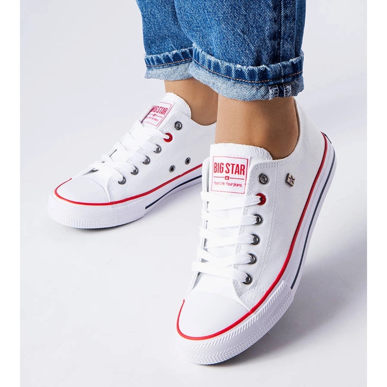 Big Star T274022101 bijele klasične tenisice bijela 1