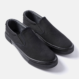 Big Star LL1742066 crne slip-on tenisice crno 1