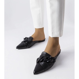 Crne elegantne sandale s lancem iz Patenaude crno 1