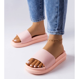 Ružičaste papuče na Paquette platformi ružičasta 1