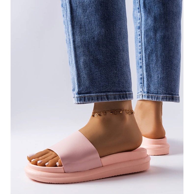 Ružičaste papuče na Paquette platformi ružičasta 2