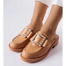 Smeđi tobogani s ugrađenim prstom iz Columbusa smeđa 1