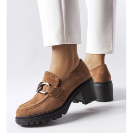 Vinceza Smeđe cipele s kožnim uloškom iz Vinceze smeđa 1