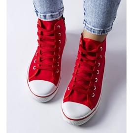 Crvene gležnjače marke Alaine crvena 1