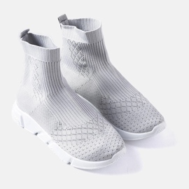 Sive tenisice s gornjim dijelom čarape iz Olota siva 1