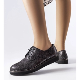 Crne svjetlucave brokatne cipele s groblja crna 1