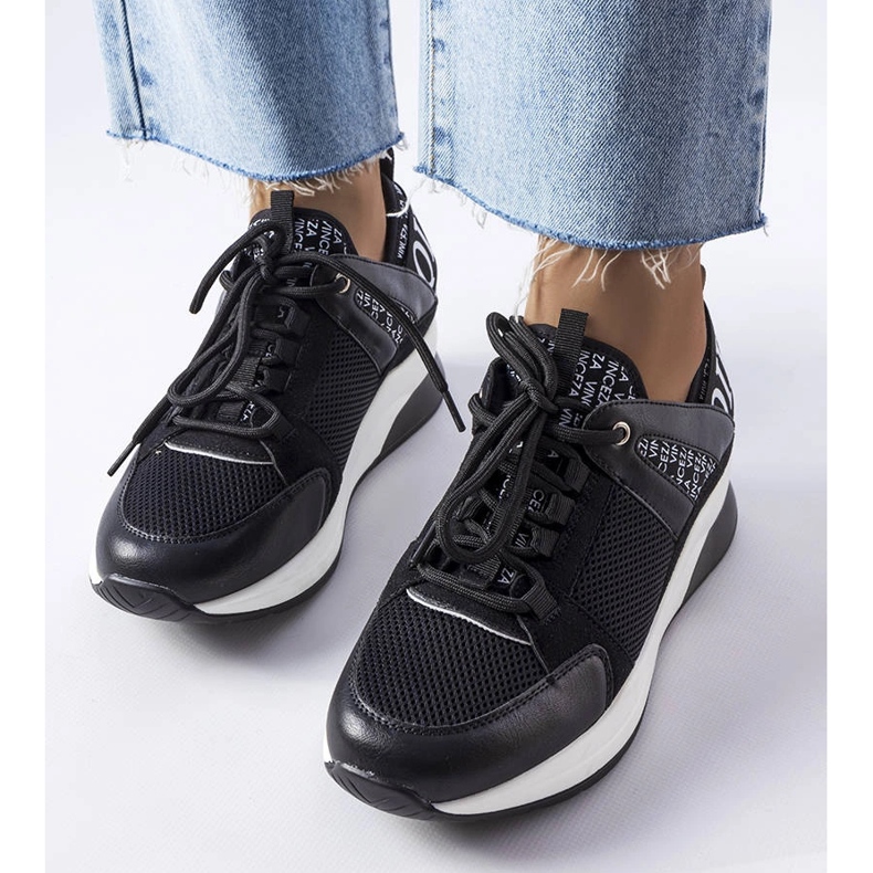 Crne tenisice Vinceza crna 1