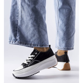 Crne sportske tenisice na platformi McKeylor crna 1