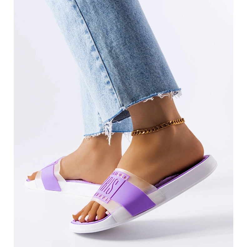 Ljubičaste gumene papuče iz Pariza ljubičasta 1