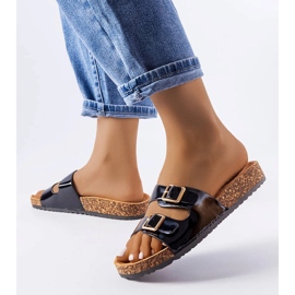 Crne tobogane s plutenim potplatom iz Cincinne crna 2