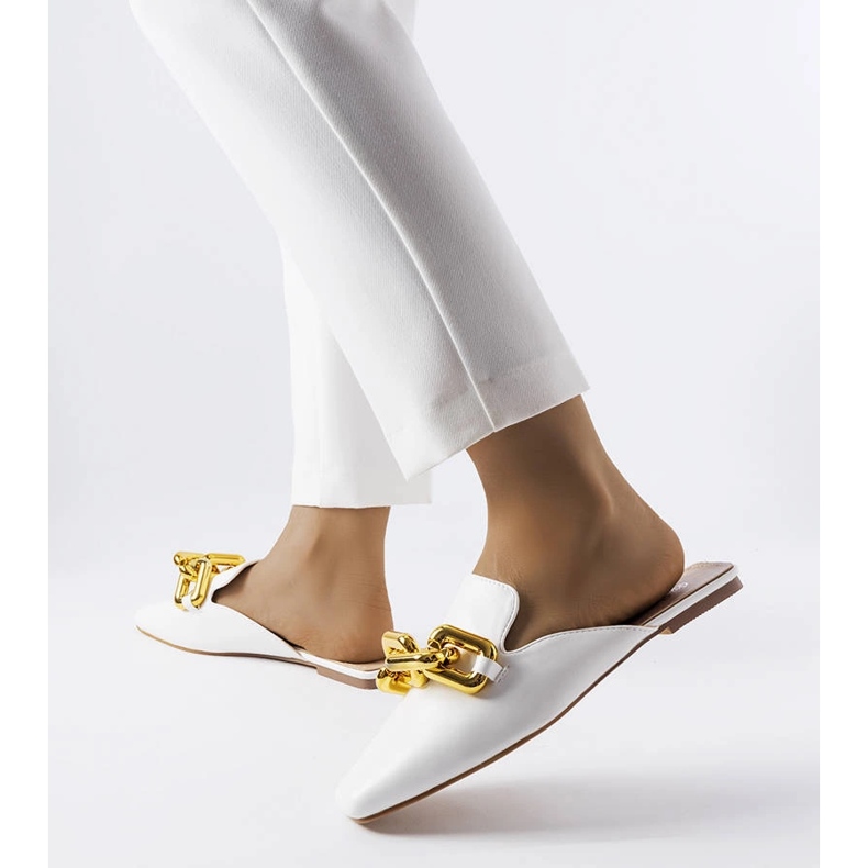 Hickory bijeli klizači s lancem bijela 1