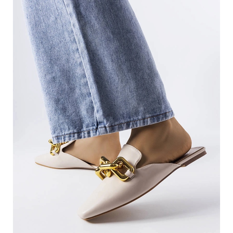 Bež natikače s Hickory lancem 1