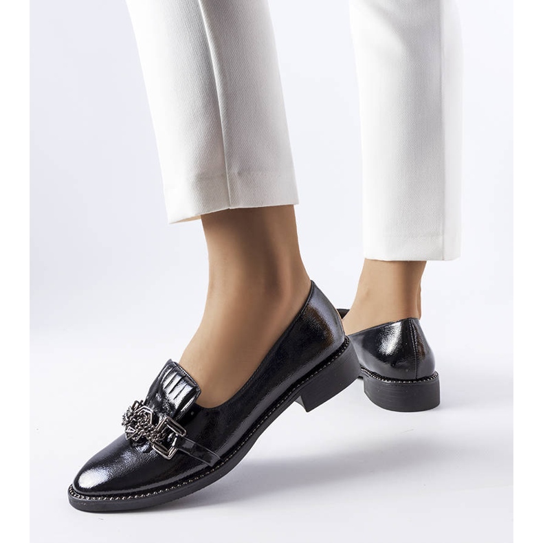 Butternut crne lakirane cipele crna 1