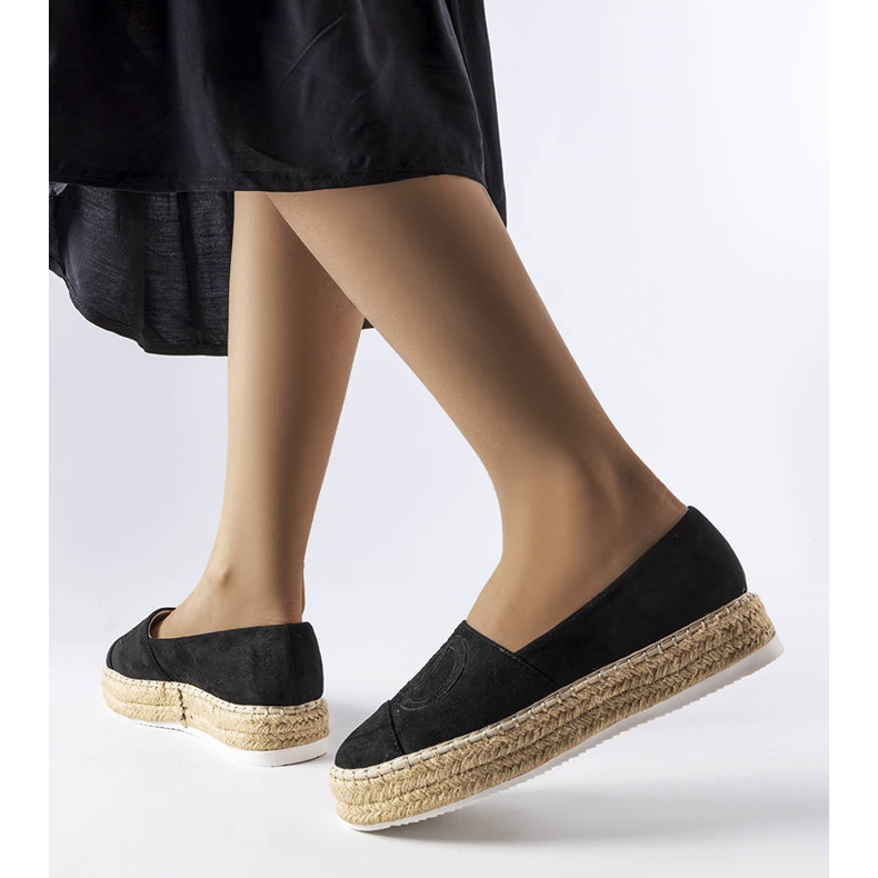 Crne espadrile s platformom iz Beaudryja crno 1
