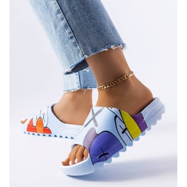 BM Plave japanke s printom plava 2