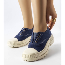 Mornarsko plave tenisice iz Waltona plava 1