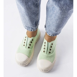 Walton zelene elastične tenisice zelena 1