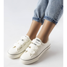 Bijele tenisice s čičkom Big Star LL274A203 bijela 1