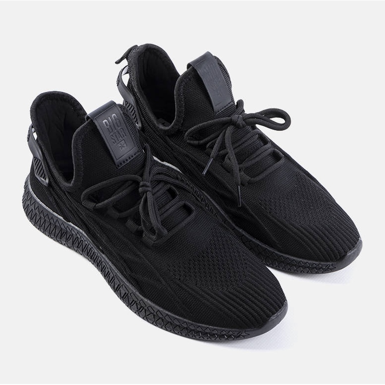 Big Star LL174336 muške crne tenisice crna 1