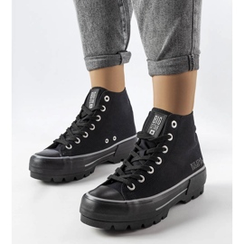 Crne gležnjače Big Star LL274155 crna 1